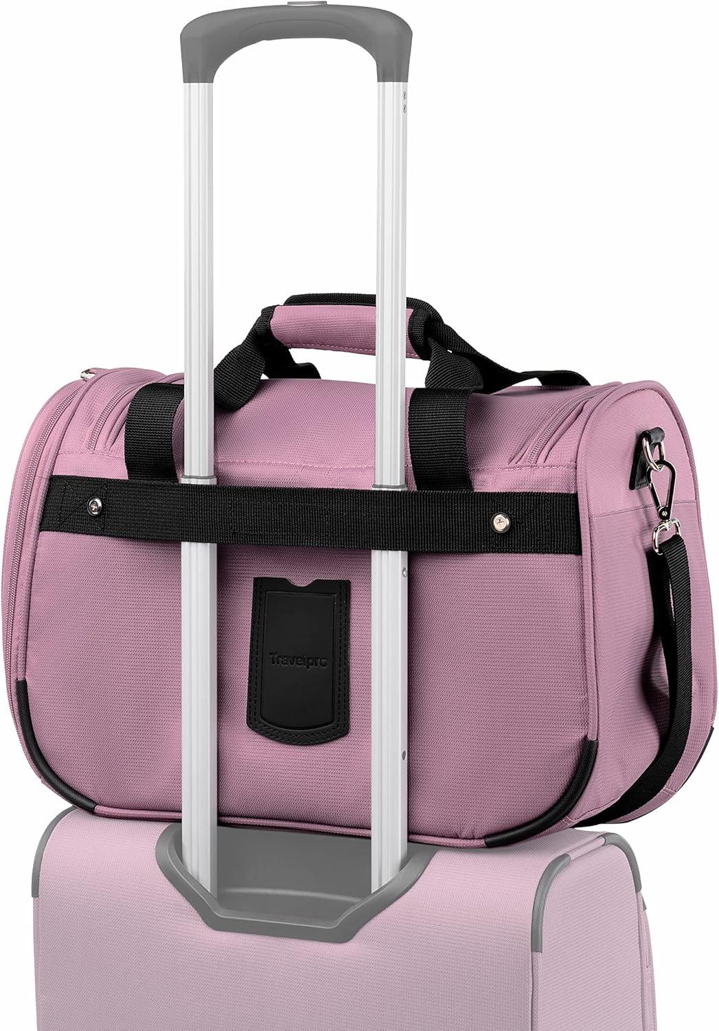 imageTravelpro Maxlite 5 Softside Lightweight Underseat CarryOn Travel Tote Overnight Weekender BagTote Orchid