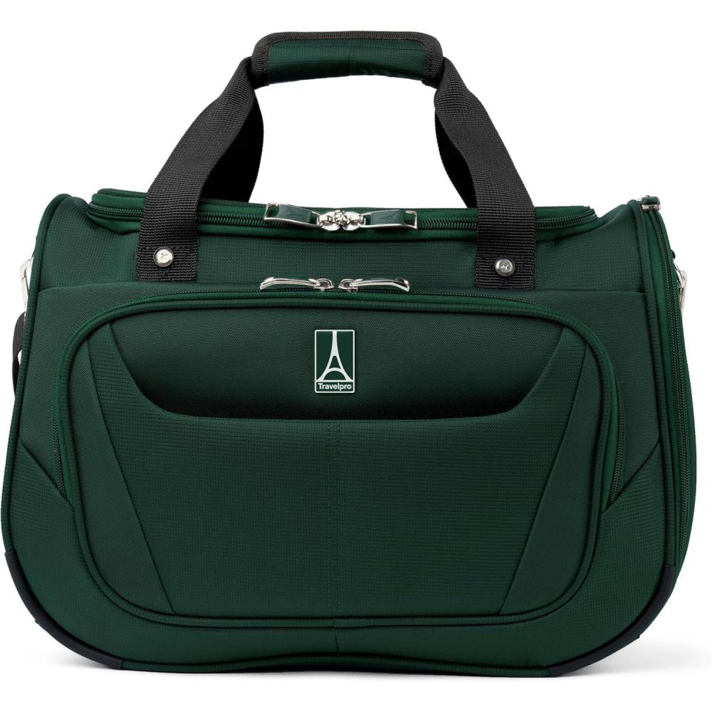 imageTravelpro Maxlite 5 Softside Lightweight Underseat CarryOn Travel Tote Overnight Weekender BagForest Green