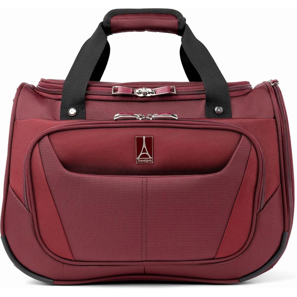 imageTravelpro Maxlite 5 Softside Lightweight Underseat CarryOn Travel Tote Overnight Weekender BagTote Burgundy