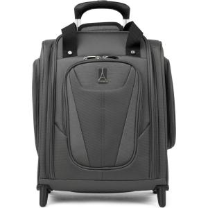Travelpro Luggage Maxlite 5 Softside Lightweight Rolling Underseat Compact Carry on Upright 2 Wheel Bag, 15-Inch — Orchid Pink Purple(Shadow Grey)