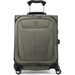 Travelpro Maxlite 5 Softside Expandable Luggage with 4 Spinner Wheels, Lightweight Suitcase, Men and Women, International, Slate Green, Carry-on 19-Inch(Slate Green)