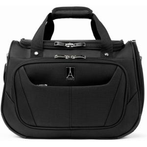 Travelpro Maxlite 5 Softside Lightweight Underseat Carry-On Travel Tote, Overnight Weekender Bag(Tote Black)