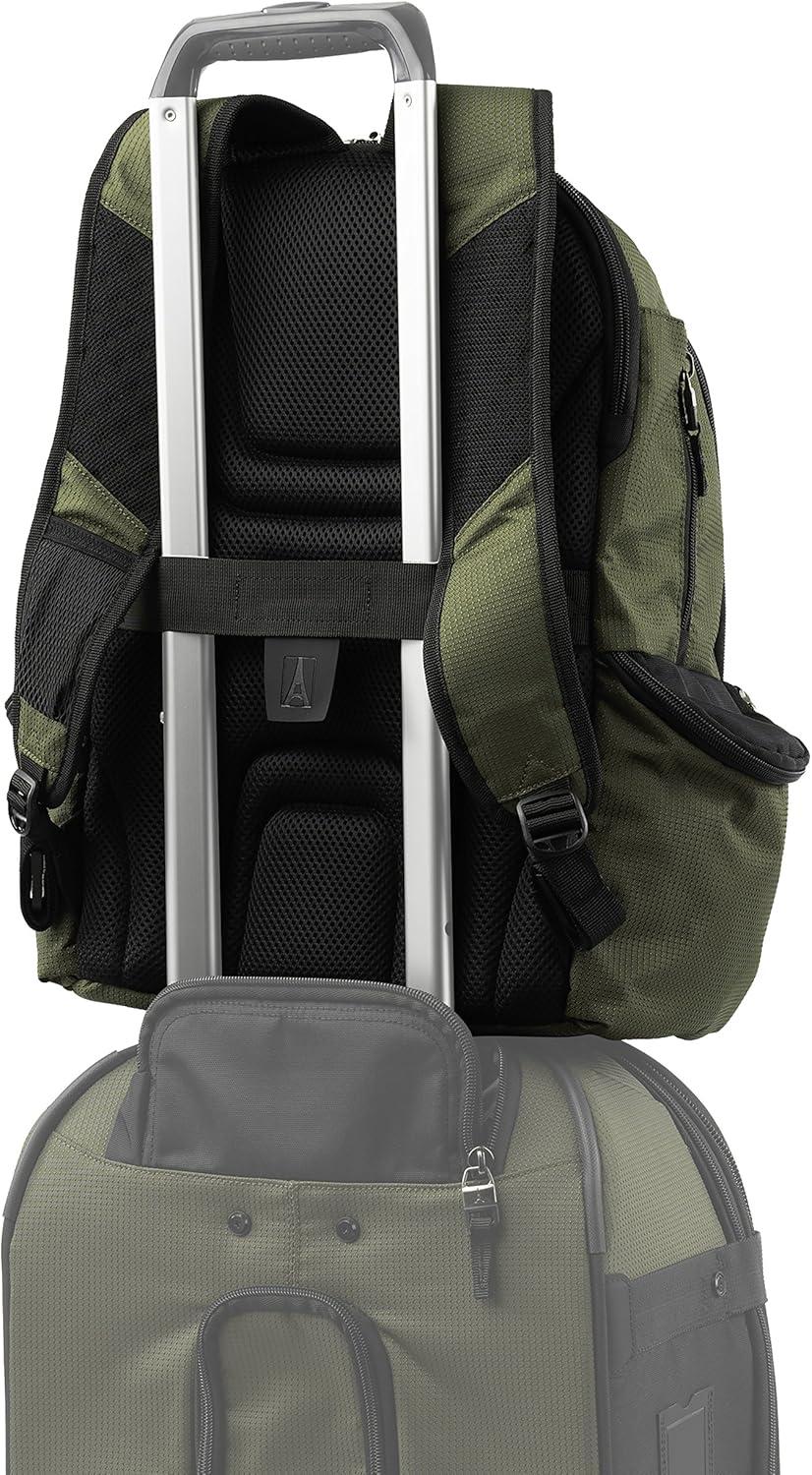 imageTravelpro Bold Lightweight Rugged Backpack Fits up to 156 inch laptop and tablet sleeve OliveBlackOliveBlack