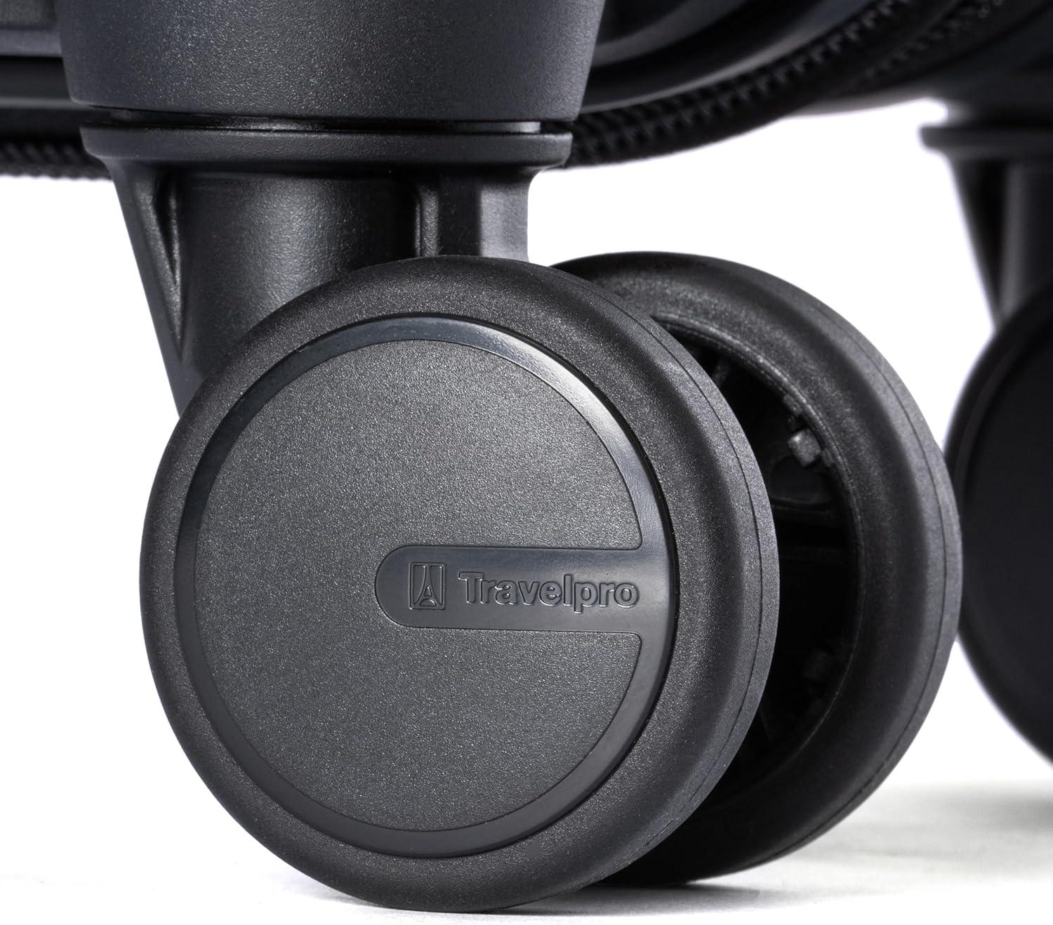 imageTravelpro Maxlite Air V2 Hardside Expandable Carry on Luggage 8 Spinner Wheels Lightweight Hard Shell Suitcase TSA lock Black Compact Carry On 20InchBlack