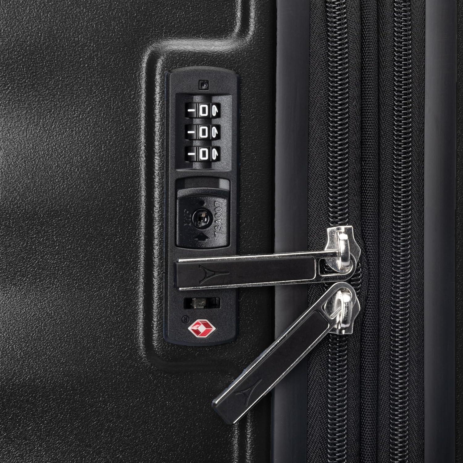 imageTravelpro Maxlite Air V2 Hardside Expandable Carry on Luggage 8 Spinner Wheels Lightweight Hard Shell Suitcase TSA lock Black Compact Carry On 20InchBlack