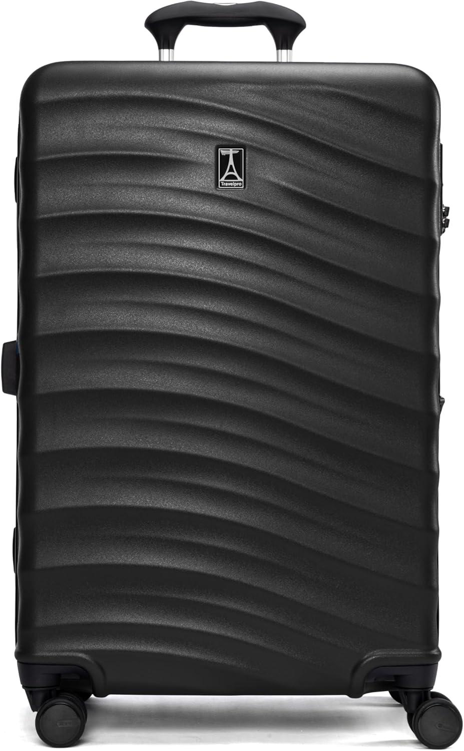 imageTravelpro Maxlite Air V2 Hardside Expandable Carry on Luggage 8 Spinner Wheels Lightweight Hard Shell Suitcase TSA lock Black Compact Carry On 20InchBlack