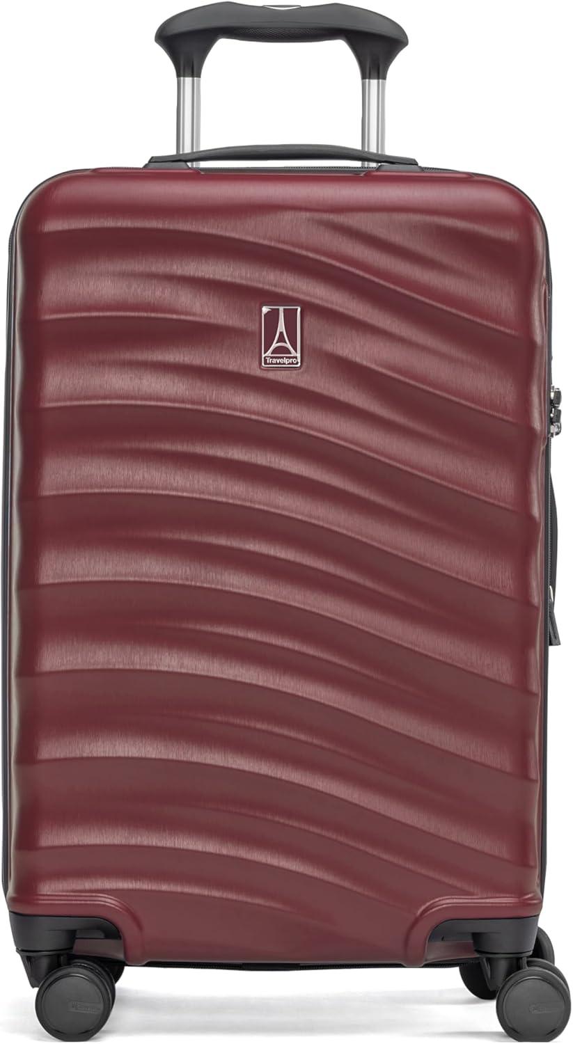 imageTravelpro Maxlite Air V2 Hardside Expandable Carry on Luggage 8 Spinner Wheels Lightweight Hard Shell Suitcase TSA lock Black Compact Carry On 20InchCabernet