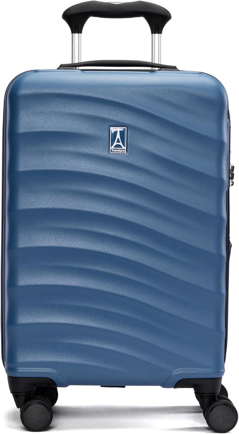 imageTravelpro Maxlite Air V2 Hardside Expandable Carry on Luggage 8 Spinner Wheels Lightweight Hard Shell Suitcase TSA lock Black Compact Carry On 20InchEnsign Blue