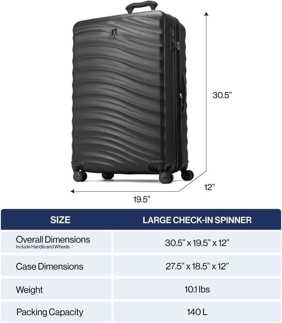 imageTravelpro Maxlite Air V2 Hardside Expandable Carry on Luggage 8 Spinner Wheels Lightweight Hard Shell Suitcase TSA lock Black Compact Carry On 20InchShadow Grey