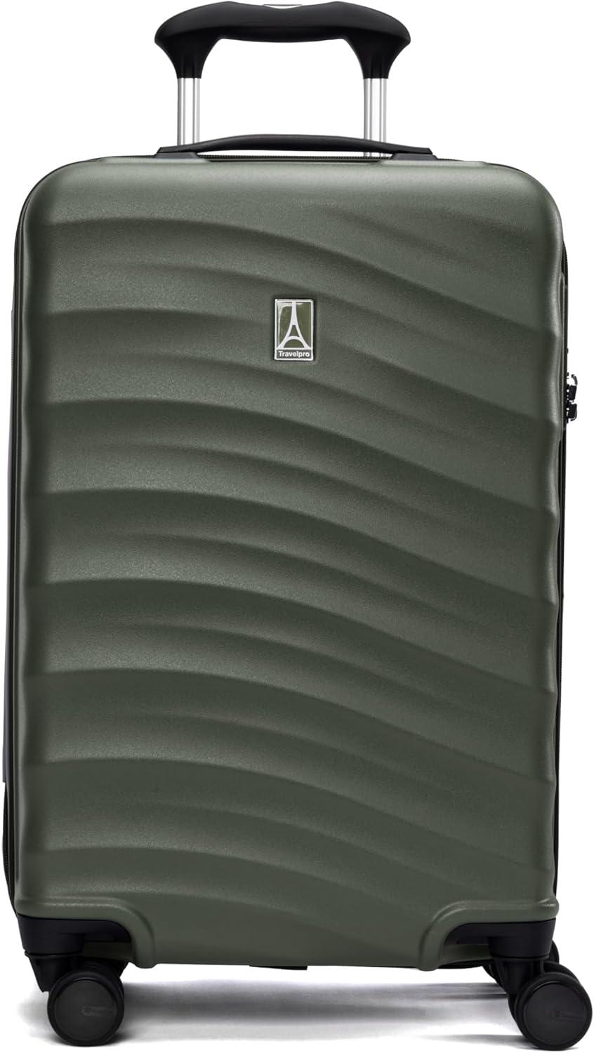 imageTravelpro Maxlite Air V2 Hardside Expandable Carry on Luggage 8 Spinner Wheels Lightweight Hard Shell Suitcase TSA lock Black Compact Carry On 20InchSlate Green