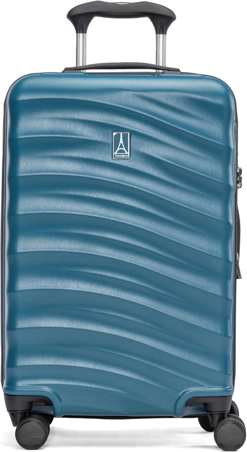 imageTravelpro Maxlite Air V2 Hardside Expandable Carry on Luggage 8 Spinner Wheels Lightweight Hard Shell Suitcase TSA lock Black Compact Carry On 20InchTeal