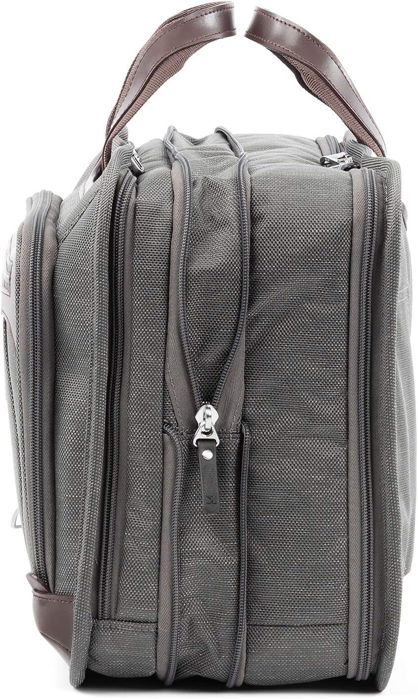 imageTravelpro Platinum Elite Expandable Business Laptop Briefcase Fits up to 156 Laptop Work School Travel Men and WomenVintage Grey