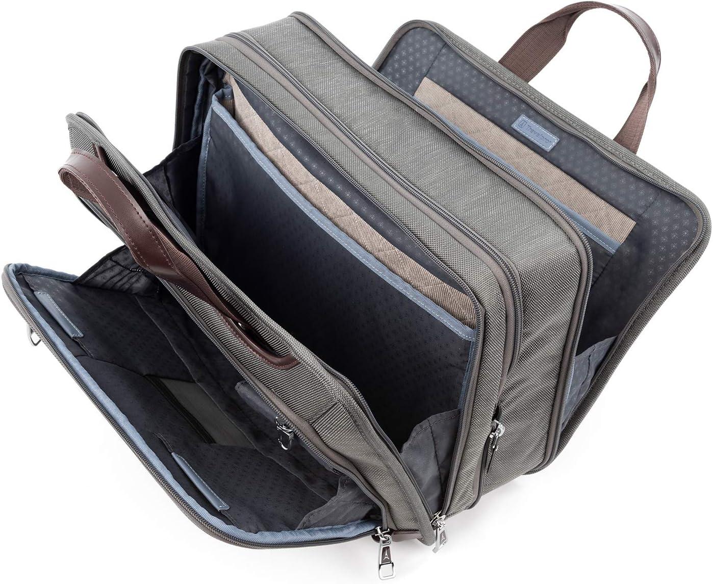 imageTravelpro Platinum Elite Expandable Business Laptop Briefcase Fits up to 156 Laptop Work School Travel Men and WomenVintage Grey