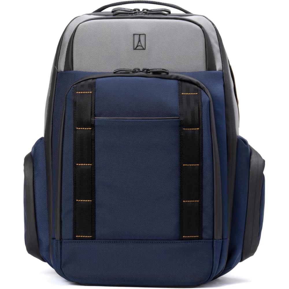 imageTravelpro Altitude Large Expandable Travel Laptop Backpack 3036L 16 Inch Laptop Water Resistant Work Business Men and Women Aviator NavyStellar NavyGrey