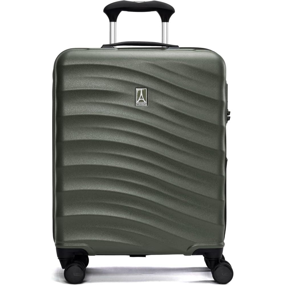 imageTravelpro Maxlite Air V2 Hardside Expandable Carry on Luggage 8 Spinner Wheels Lightweight Hard Shell Suitcase TSA lock Black Compact Carry On 20InchSlate Green