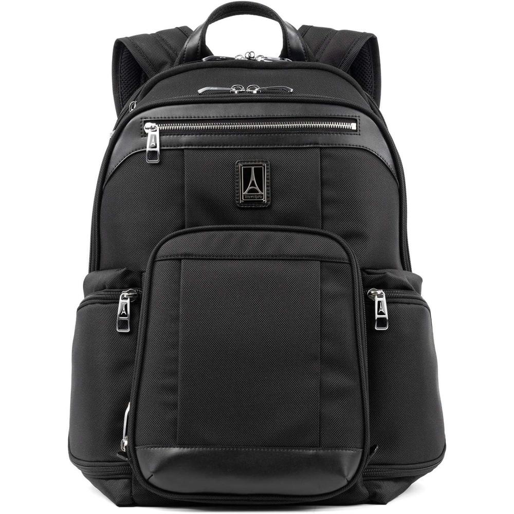 imageTravelpro Platinum Elite Business Laptop Backpack Fits up to 175 Inch Laptop Work Travel Men and Women Shadow BlackShadow Black