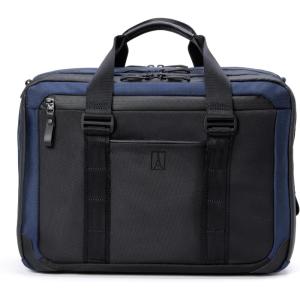Travelpro Altitude Full Expansion Brief, Business Bag, 16 Inch Laptop, Work, Travel, Water Resistant, Men and(Aviator Navy)