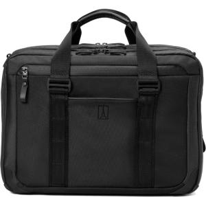 Travelpro Altitude Full Expansion Brief, Business Bag, 16 Inch Laptop, Work, Travel, Water Resistant, Men and(Jet Black)