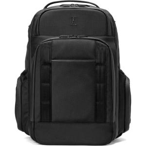 Travelpro Altitude Large Expandable Travel Laptop Backpack 30-36L, 16 Inch Laptop, Water Resistant, Work, Business, Men and Women, Aviator Navy(Jet Black)