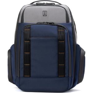 Travelpro Altitude Large Expandable Travel Laptop Backpack 30-36L, 16 Inch Laptop, Water Resistant, Work, Business, Men and Women, Aviator Navy(Stellar Navy/Grey)