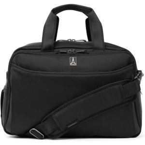 Travelpro Crew Classic Lightweight Softside Luggage, Underseat Travel Tote Bag, Men and Women, Black(Black)