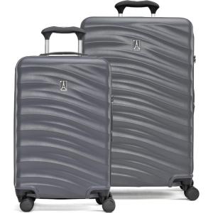 Travelpro Maxlite Air V2 Hardside Expandable Carry on Luggage, 8 Spinner Wheels, Lightweight Hard Shell Suitcase, TSA lock, Black, Compact Carry On 20-Inch(Shadow Grey)