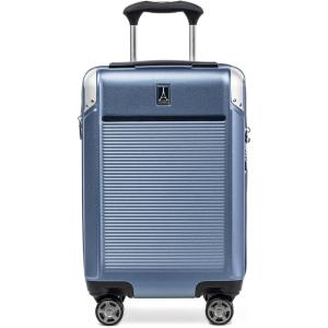 Travelpro Platinum Elite Hardside Expandable Carry on Luggage, 8 Wheel Spinner, TSA Lock, Hard Shell Polycarbonate Suitcase, True Navy Blue, Compact Carry on 20-Inch(Dark Sky Blue)