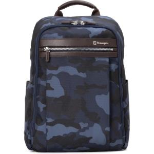 Travelpro Platinum Elite Slim Laptop Travel Backpack, Fits up to 16 Inch Laptop, Business, Water Resistant, Men and Women, Vintage Grey(Navy Camouflage)