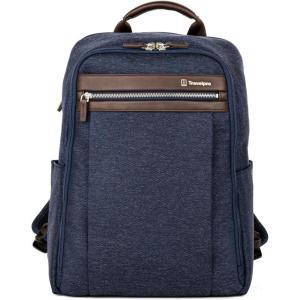Travelpro Platinum Elite Slim Laptop Travel Backpack, Fits up to 16 Inch Laptop, Business, Water Resistant, Men and Women, Vintage Grey(True Navy Blue)