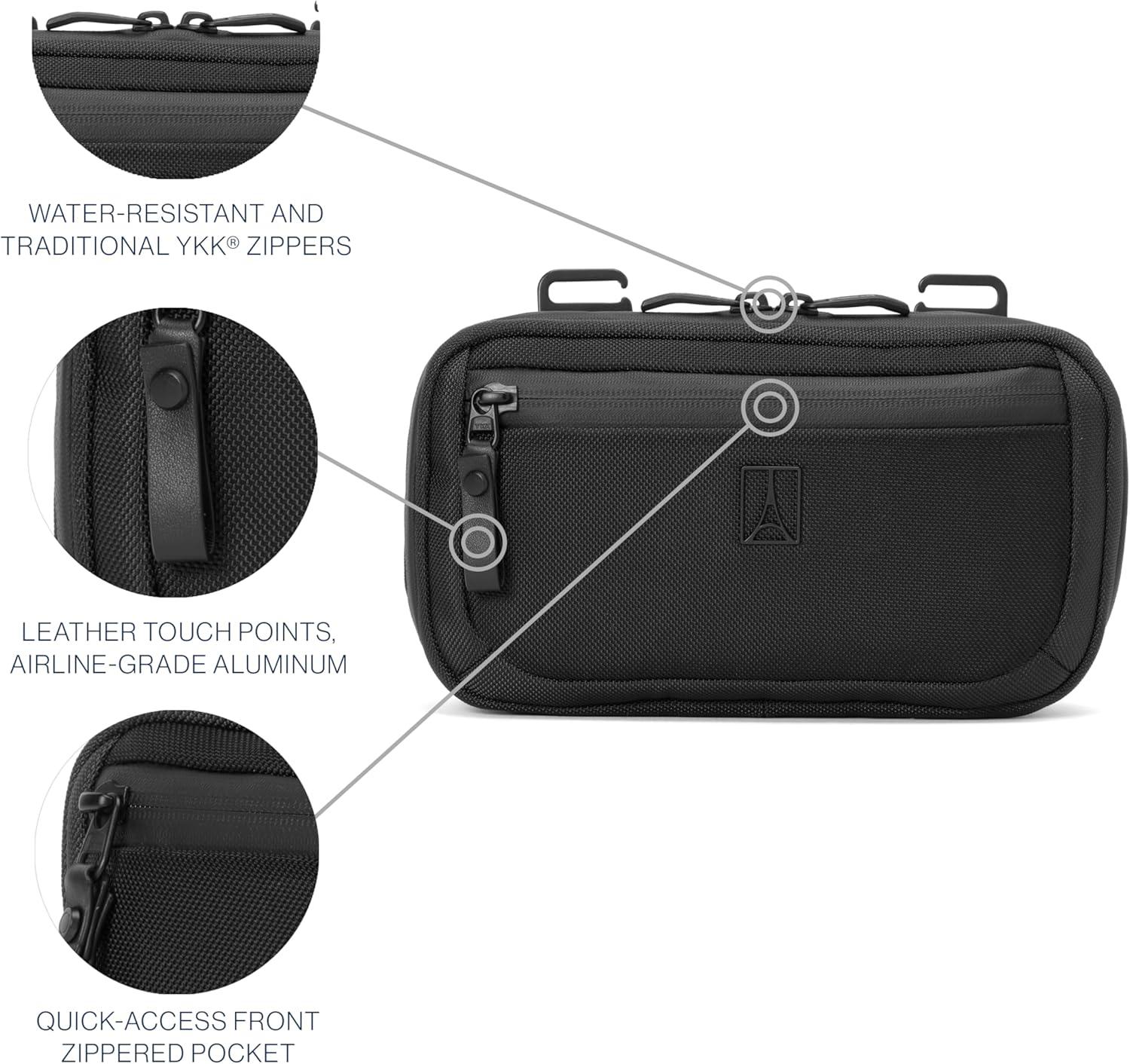 imageTravelpro Altitude Travel Essentials Organizaton Kit Men and WomenJet Black