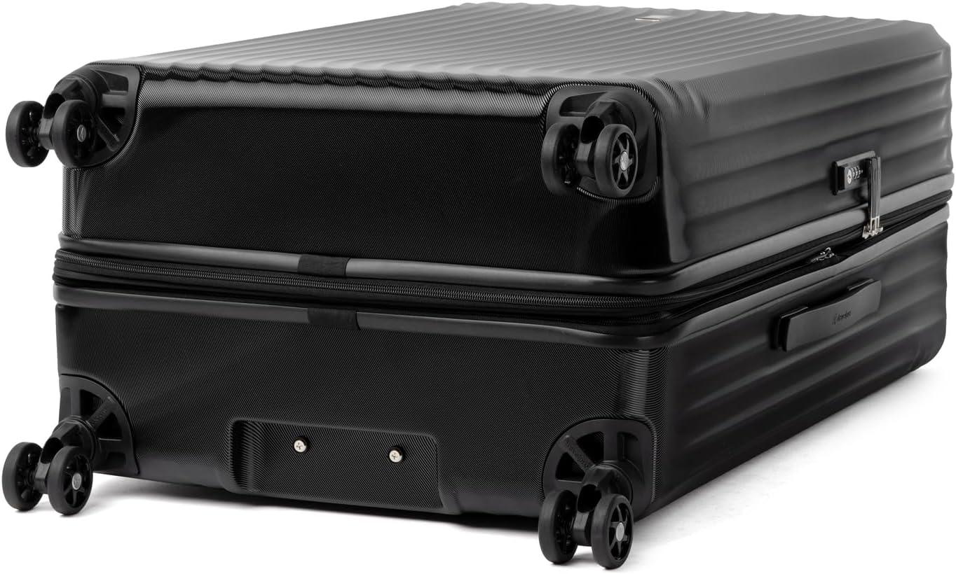 imageTravelpro Maxlite Air Hardside Expandable Carry on Luggage 8 Spinner Wheels Lightweight Hard Shell Polycarbonate Suitcase Orchid Pink Purple Carry On 21InchBlack