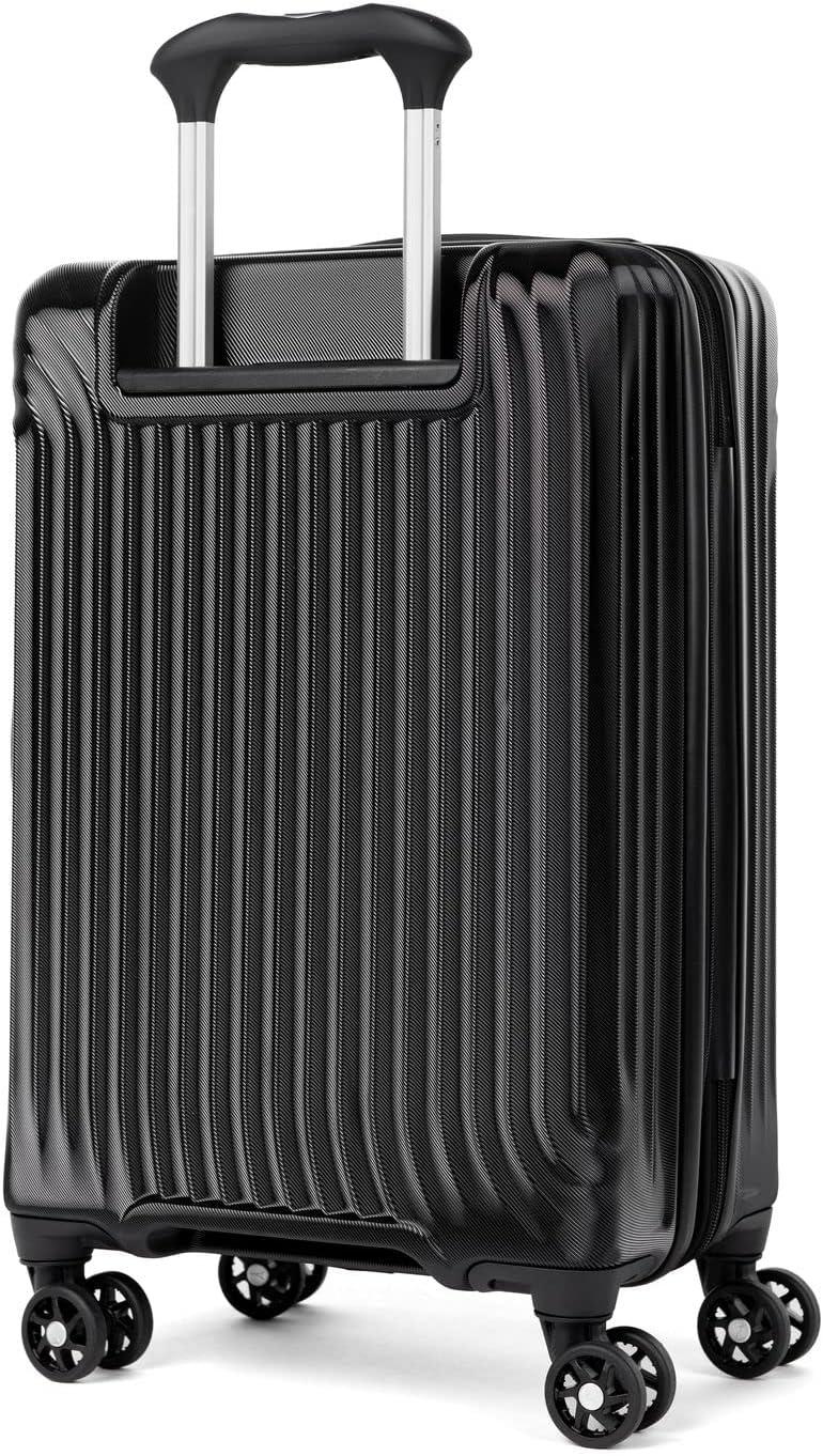 imageTravelpro Maxlite Air Hardside Expandable Carry on Luggage 8 Spinner Wheels Lightweight Hard Shell Polycarbonate Suitcase Orchid Pink Purple Carry On 21InchBlack