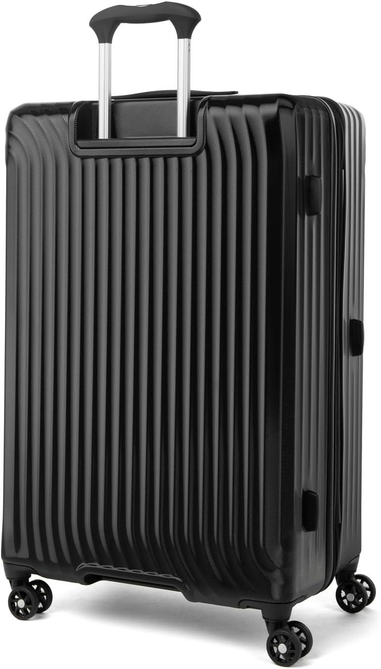 imageTravelpro Maxlite Air Hardside Expandable Carry on Luggage 8 Spinner Wheels Lightweight Hard Shell Polycarbonate Suitcase Orchid Pink Purple Carry On 21InchBlack