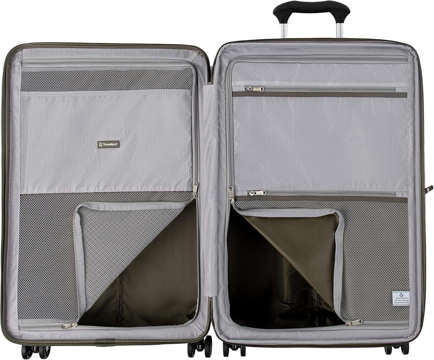 imageTravelpro Maxlite Air Hardside Expandable Carry on Luggage 8 Spinner Wheels Lightweight Hard Shell Polycarbonate Suitcase Orchid Pink Purple Carry On 21InchSlate Green