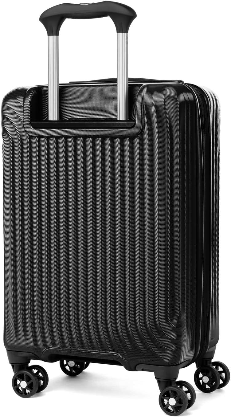 imageTravelpro Maxlite Air Hardside Expandable Carry on Luggage 8 Spinner Wheels Lightweight Hard Shell Polycarbonate Suitcase Orchid Pink Purple Carry On 21InchBlack