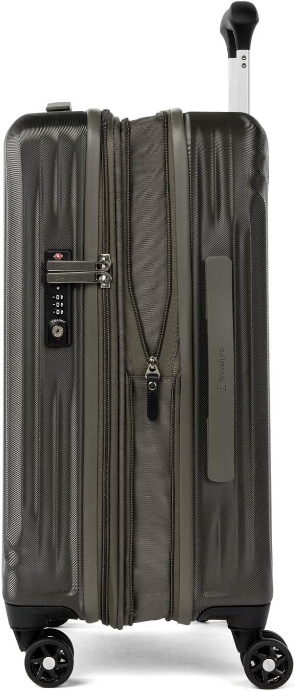 imageTravelpro Maxlite Air Hardside Expandable Carry on Luggage 8 Spinner Wheels Lightweight Hard Shell Polycarbonate Suitcase Orchid Pink Purple Carry On 21InchSlate Green