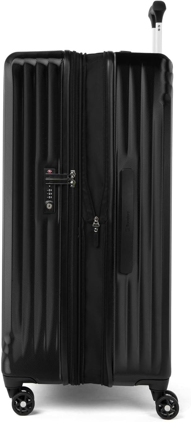 imageTravelpro Maxlite Air Hardside Expandable Carry on Luggage 8 Spinner Wheels Lightweight Hard Shell Polycarbonate Suitcase Orchid Pink Purple Carry On 21InchBlack