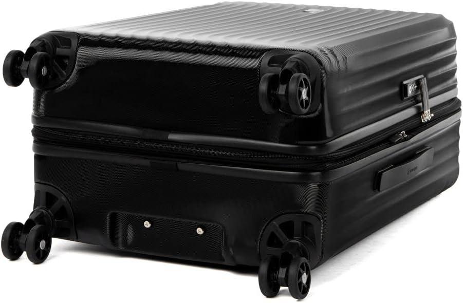 imageTravelpro Maxlite Air Hardside Expandable Carry on Luggage 8 Spinner Wheels Lightweight Hard Shell Polycarbonate Suitcase Orchid Pink Purple Carry On 21InchBlack