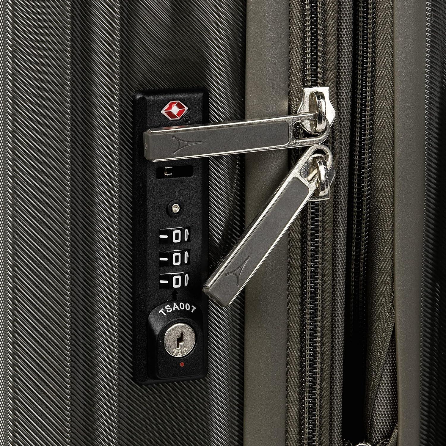 imageTravelpro Maxlite Air Hardside Expandable Carry on Luggage 8 Spinner Wheels Lightweight Hard Shell Polycarbonate Suitcase Orchid Pink Purple Carry On 21InchSlate Green