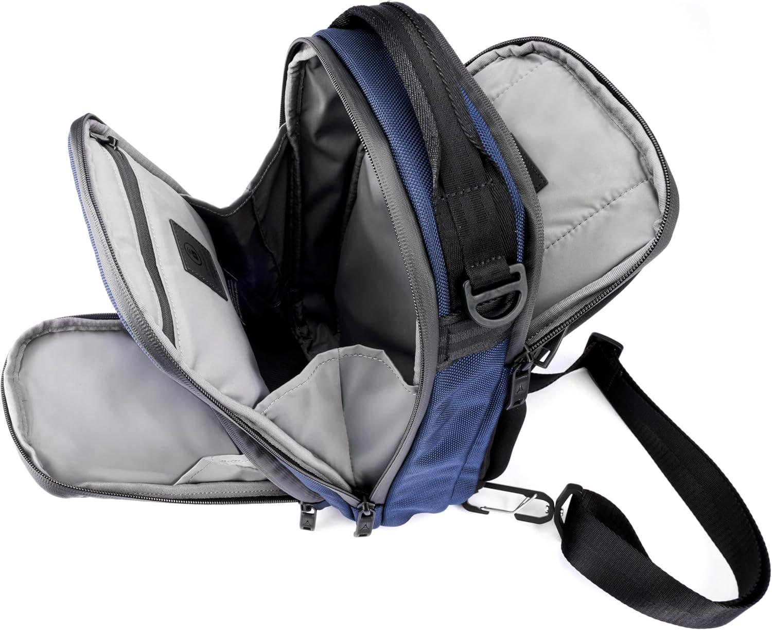 imageTravelpro unisexadult Travelpro Altitude Crossbody 6l Water Resistant Work Business Men and WomenAviator Navy