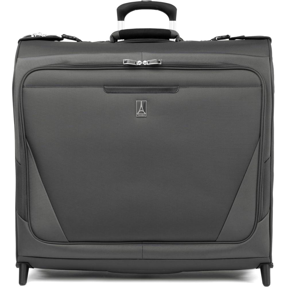 imageTravelpro Maxlite Lightweight Checkin Upright 2Wheel Rolling Garment Bag 24Inch  BlackShadow Grey