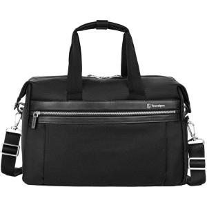 Travelpro Platinum Elite Carry on Soft Travel Underseat Tote Bag, Weekender, Overnight, Men and Women,16.5 Inch(Black)