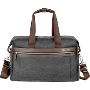 Travelpro Platinum Elite Carry on Soft Travel Underseat Tote Bag, Weekender, Overnight, Men and Women,16.5 Inch(Vintage Grey)