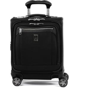 Travelpro Platinum Elite Carry-on Spinner Tote Bag with USB Port, Shadow Black, 16-Inch(Shadow Black)