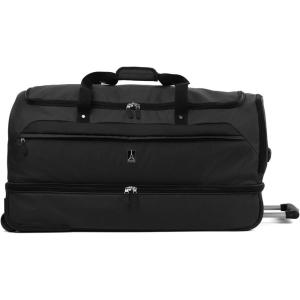 Travelpro Roadtrip 30 Drop-Bottom Rolling Duffel with Packing Cubes(Ash Black)