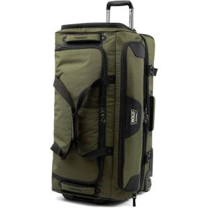 Travelpro Tpro Bold 2.0 30 Inch Drop Bottom Rolling Duffel(Olive/Black)