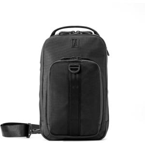 Travelpro unisex-adult Travelpro Altitude Crossbody 6l, Water Resistant, Work, Business, Men and Women(Jet Black)