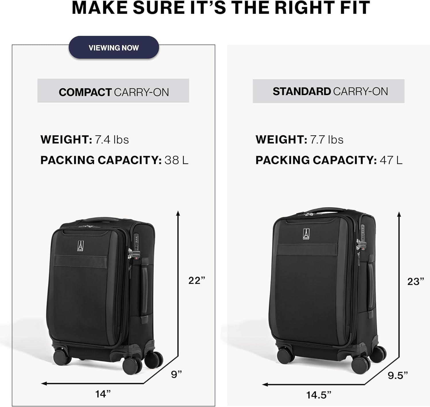 imageTravelpro VersaPack Lightweight Softside Expandable Checked Luggage 8 Spinner Suitcase TSA Lock Men and Women Checked Large 29Inch Elemental BlueEstate Blue