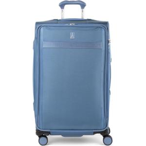 Travelpro VersaPack+ Lightweight Softside Expandable Checked Luggage, 8 Spinner Suitcase, TSA Lock, Men and Women, Checked Large 29-Inch, Elemental Blue(Elemental Blue)