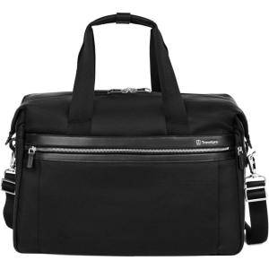 Travelpro Platinum Elite Carry on Soft Travel Duffel Bag, Weekender, Gym Bag, Men and Women(Black)